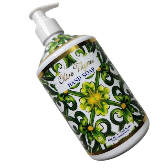 H+B Dolce Brezza Olive Thyme Hand Soap 21.5 Fl Oz - Picture 4 of 4